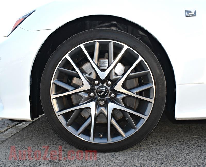 lexus rc350 model 2015 color white car specs is american - v6