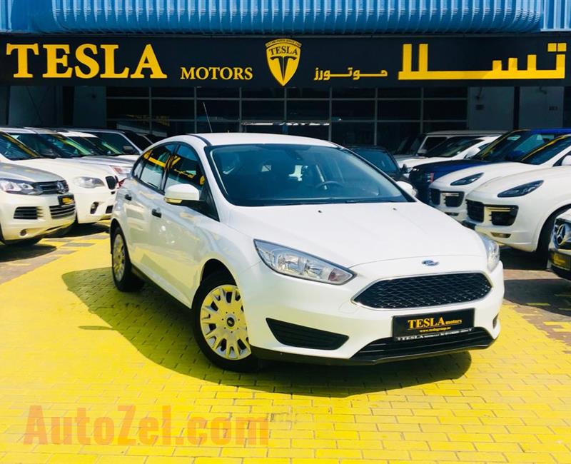 Ford Focus ECO-BOOST 2016, GCC! Dealer Warranty: 30/11/2020 [ONLY 686 DHS MONTHLY, 0% DOWN PAYMENT!]