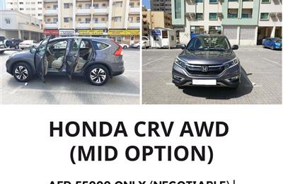 HONDA CRV ( ALL FOUR WHEEL DRIVE ) FULL OPTIONS WITH...