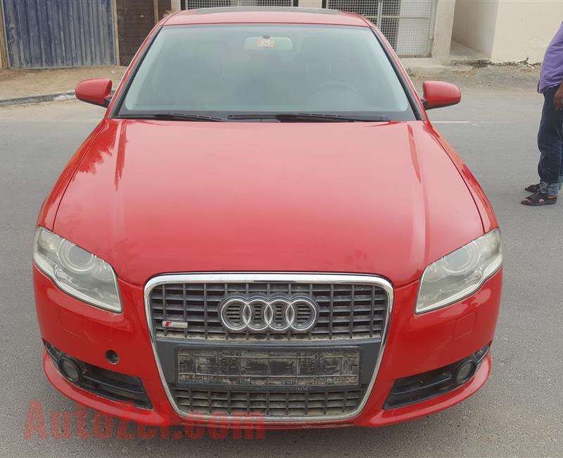 Audi A4 2.0 Turbocharger Red S-line GCC in excellent condition European Single Owner (all Service History available with Original Invoices)