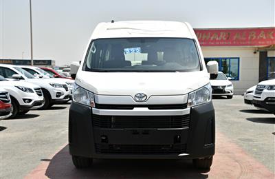 TOYOTA HI-ACE HIGH ROOF- 2019- WHITE- 13 SEATER- GCC...
