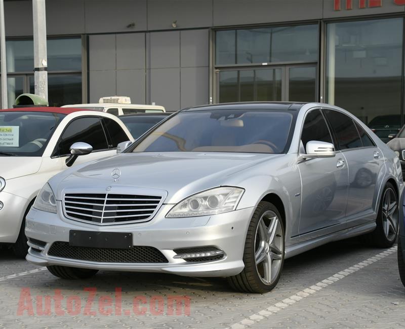 MERCEDES BENZ S500  NUM 1 - MODEL 2012 - SILVER - 160,000 KM - V8 - GCC 