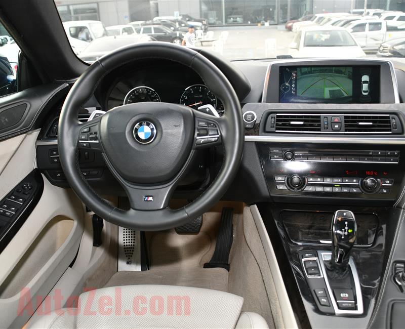 BMW 650i- 2014- BLUE- 174 000 KM- GCC