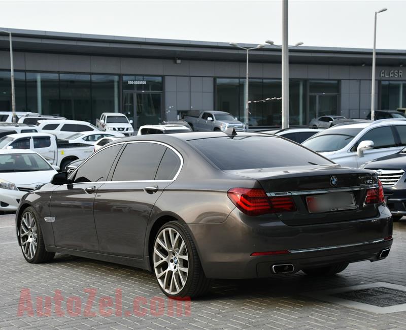 BMW 750Li, V8- 2013- BROWN- 185 000 KM- GCC