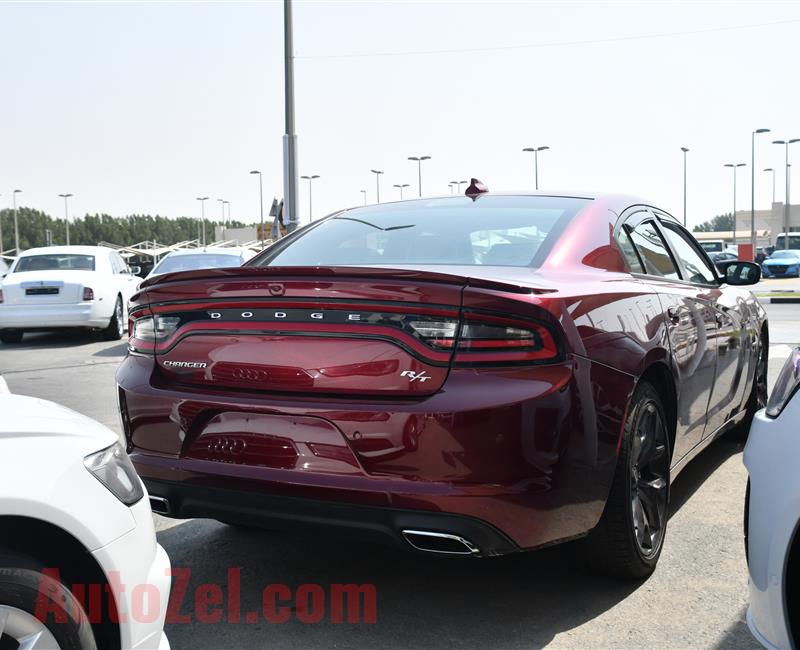 DODGE CHARGER RT- 2017- BURGUNDY- 26 000 KM- AMERICAN SPECS
