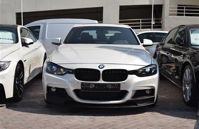 BMW 330i- 2017- WHITE- 27 000 KM- GCC SPECS