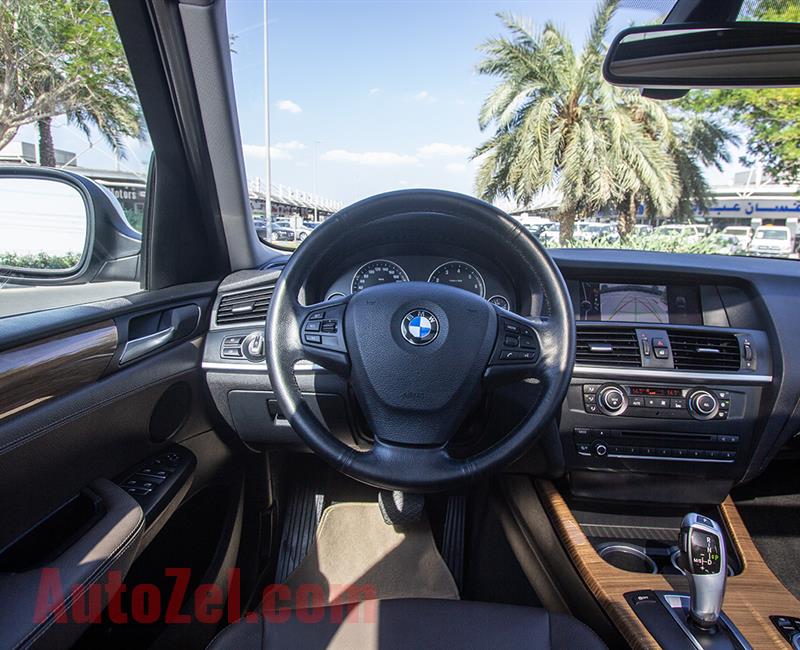 BMW X3- 2011- SILVER- 116 949 KM- GCC SPECS