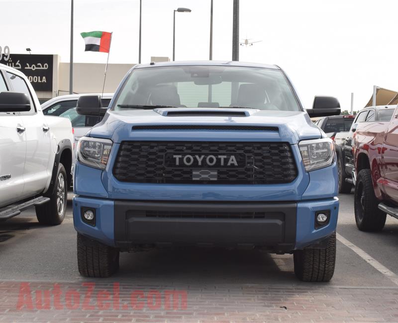 TOYOTA TUNDRA SR5 TRD- 2018- BLUE- 4 000 MILES- AMERICAN...