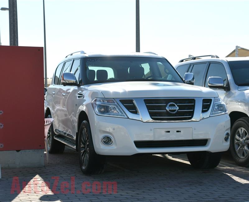 NISSAN PATROL- 2016- WHITE- 82 000 KM- GCC