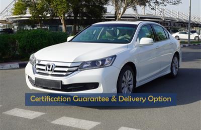 Certified Vehicle with Delivery option; ACCORD(GCC Specs)...